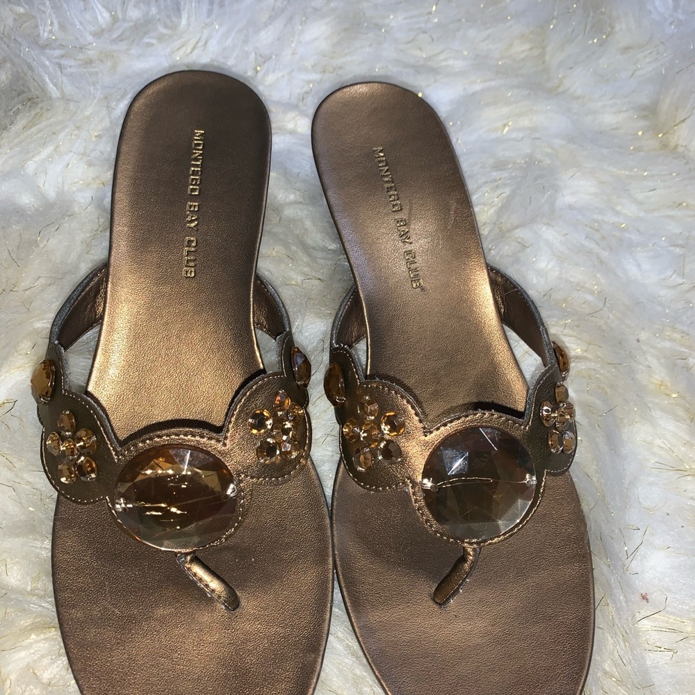 Bronze Sandal by Montevideo Bay Club